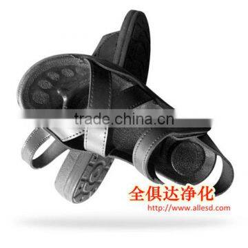 Black Cleanroom Polyurethane Antistatic Sandal