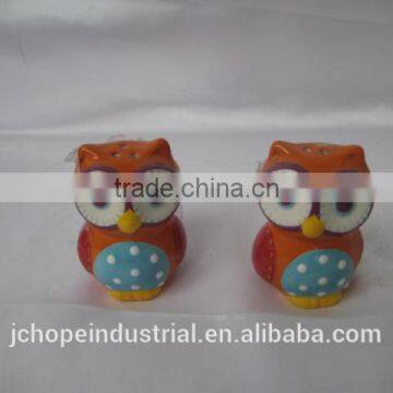 owl ceramic salt and pepper shaker