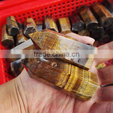 small size natural rock tiger eye points