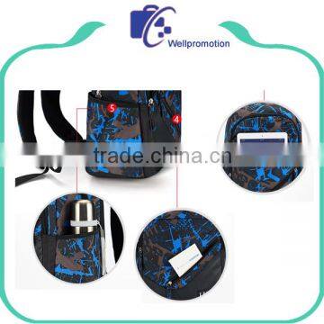 Customized Boys School Backpack Bag / Polyester Backpacks With Custom Logo Supplier's Choice photo-5