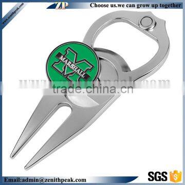 Custom golf divot repair tool