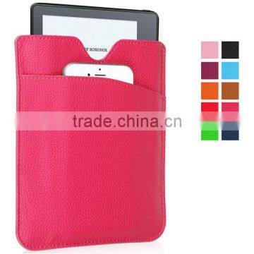 Factory new release leather sleeve two bag leather tablet case for Amazon kindle Oasis 2016