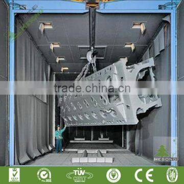 Movable Sand Blasting Chamber for Large Steel Clean