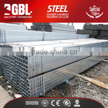 factory price 100x100 galvanized steel square tube