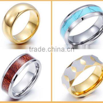 @_@:: Popular punk style fashion stainless steel ring men's jewelry various design men's ring