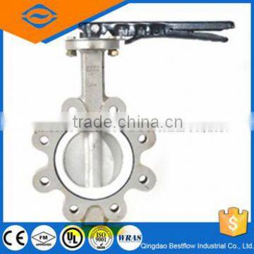 SS lug butterfly valve