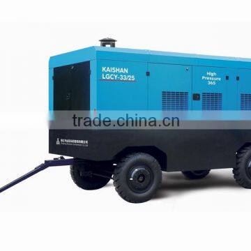 KAISHAN Brand Diesel Engine Movable air compressors for well drilling rigs