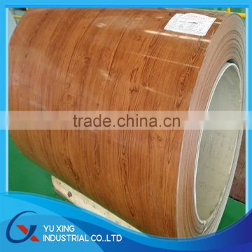 Roofing sheet designed wood steel sheet from china factory