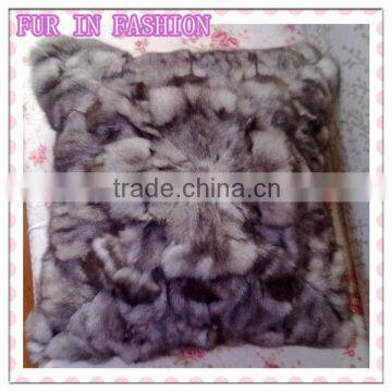 Hot Sale Beautiful Christmas Fox Fur Pillows Fur Covers