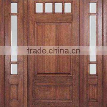 Exterior Wood Doors With 2 Sidelites