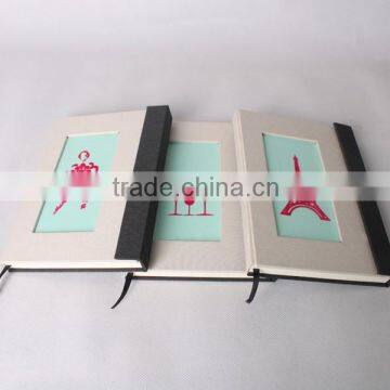 Fabric Cloth Note Books Printing Wholesale Spiral Notebook Paper Notebook Custom Made Print photo-3