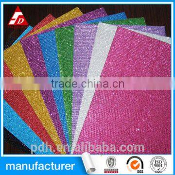 hot sale PP film glitter self adhesive sticker paper for decorating