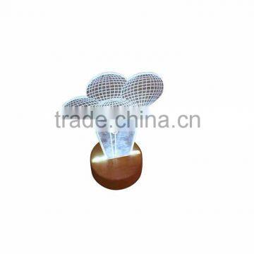 Wholesale Acrylic Products3 D Led Night Light Table Light photo-5