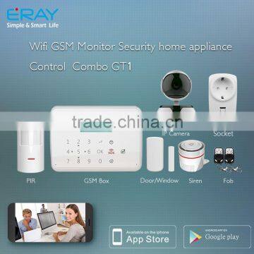 New 433mhz/315mhz GSM Home Security Alarm System Wifi APP Natural Gas Check Valve with Ios/Android App Control (GS-GT1)