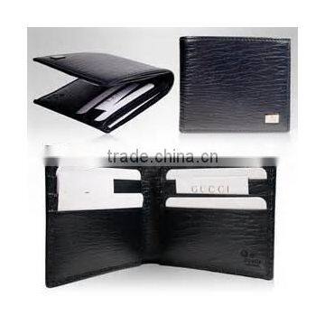 2014 man's genuine leather wallet gift wallet