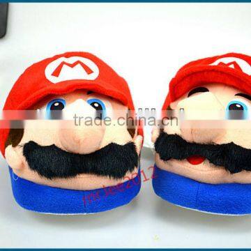 Super Mario Brothers Mario Plush Slipper 10.5"/27cm