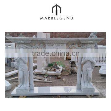 Delicate Customized Marble Fireplace Mantel