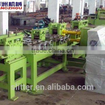Flat steel deburring, straightening and cut to length machine