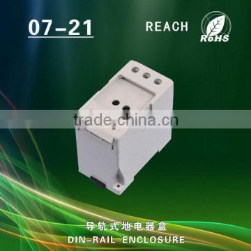 Plastic din rail plc enclosure