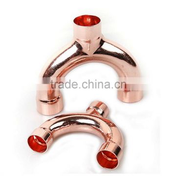 copper fitting branch pipe copper y tee