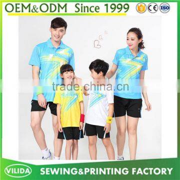Custom High Qulity Badminton Sport Tracksuit Family Badminton Uniform photo-3