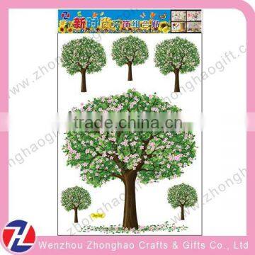 fashionable green style wallpaper sticker for home decoration