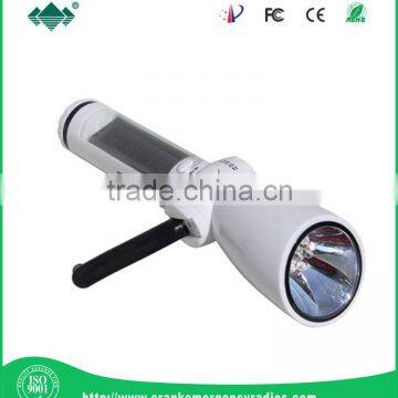 Wind up flashlight radio torch mobile charger