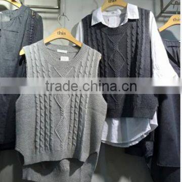 Express Wholesale Mens' Round Neck Vest Pullover Computer Knitted Sweater