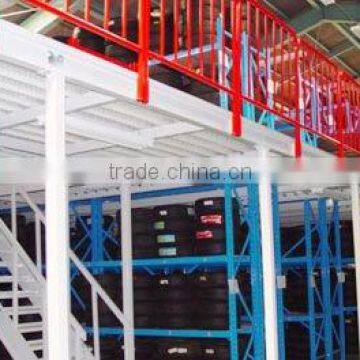 industrial prefabricated steel grating pallet rack platform