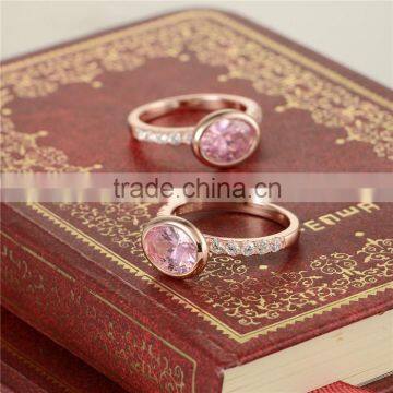 Gold Plated Single Stone 925 Silver Ring Designs With Gemstone photo-6