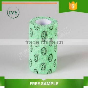 Popular latest printed cohesive bandage for vet wrap