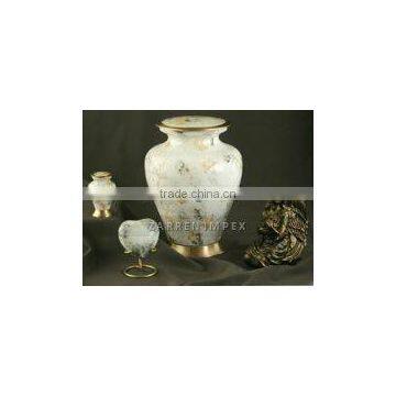 Cremation Urn Brass 10"