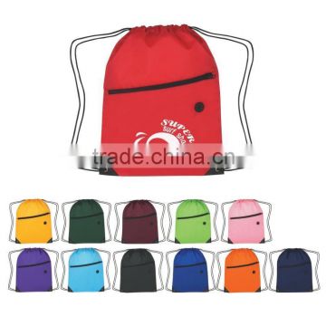 Promotional High Quality Colorful Nylon Drawstring Bag