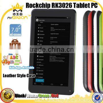 7 inch Android 4.4 RK3026 dual core tablet pc