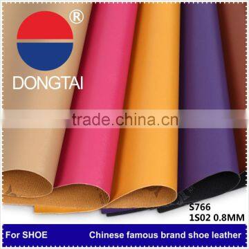 0.8mm New 100% Covers Leather/ Made in China Embossed Synthetic Leather /With 20 Years Expenience pu Shoe Leather