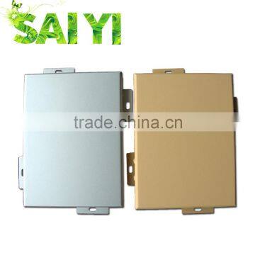 Metal building material aluminum exterior wall panel