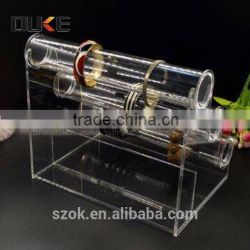 Free Standing Custom Clear Acrylic Jewelry Display Stand photo-5