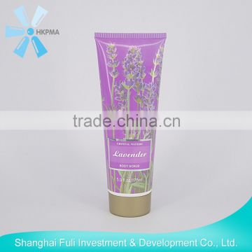 large cosmetic tube with screw cap packaging for body wash