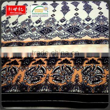 geometic printed 100% rayon viscose fabric for women clothes