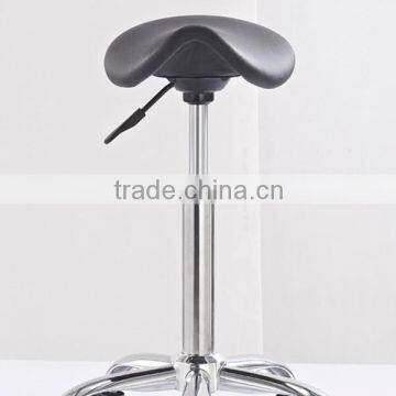 New Black Leather Children Mini Saddle Chairs for School Use, Leatherette Black Kids Saddle Stool, Sadle Stool for Young Kids photo-2