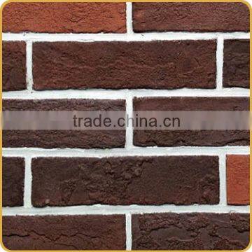 Cement thin bricks for facades decoration