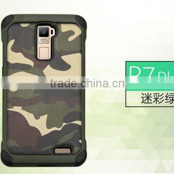 Hot Sales Guangzhou Camouflage Dual Layer Hybrid Armor Case for OPPO R7 Plus photo-4