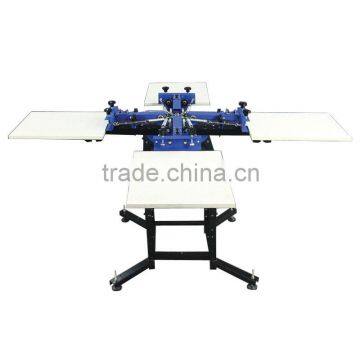 CD/DVD manual 4 color screen printer