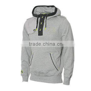 Dark Grey Color Men Hoodies