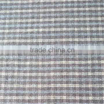 multicolor small check wool fabric with chemical fiber