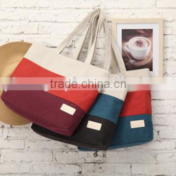 Wholesale Woman Canvas Fashion Handbag for Shopping