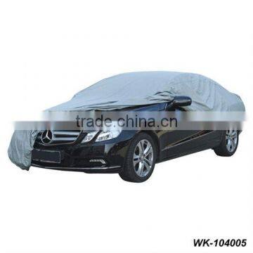 cheap waterproof oxford coated silver car cover