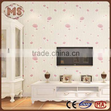 good -sale cheap non woven wallpaper dandelion design for chidren bedroom walls