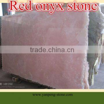 red onyx stone slab