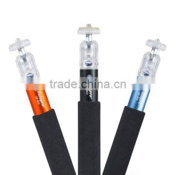 2016 Wholesale Factory Extendable Anodized Aluminum Compact Handheld Monopod Mini Selfie Stick for Phone or Camera